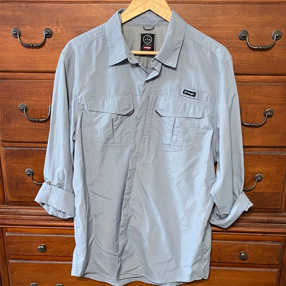 Wrangler Men's Light Gray Shirt Jacket